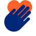 Hand over heart Icon